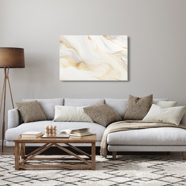Obraz - Abstrakcia s dekorom (90x60 cm)