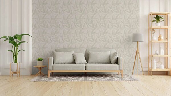 A.S. Création | Vliesová tapeta na stenu Hygge 3 79096-2 | 0,53 x 10,05 m | krémová, béžová, metalická