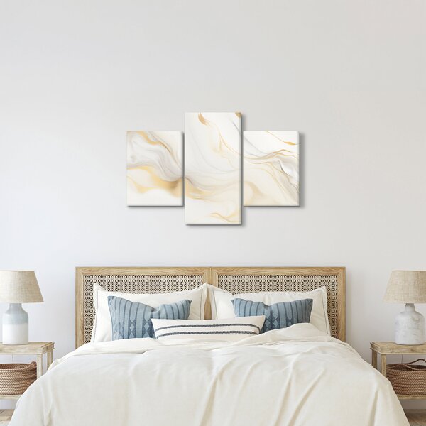 Obraz - Abstrakcia s dekorom (90x60 cm)