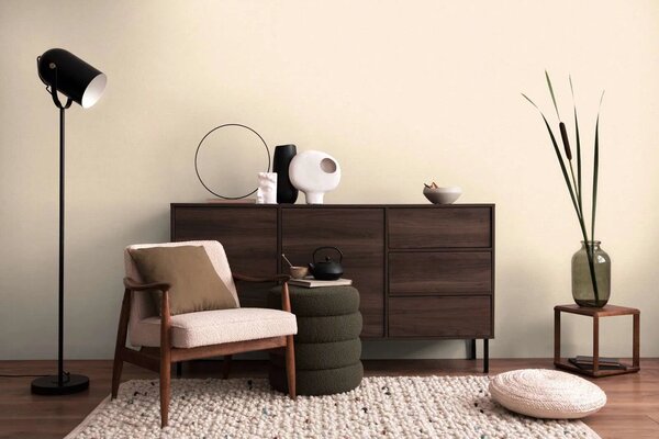 A.S. Création | Vliesová tapeta na stenu COSMO Living 79065-3 | 0,53 x 10,05 m | krémová, béžová, lesklý