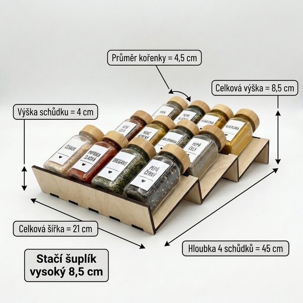 Usporadejto.cz Organizér na korenky do zásuvky, VASKY (min. výška zásuvky 8,5cm) Cenové rozpätie: cena za 2ks