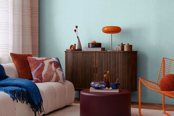 A.S. Création | Vliesová tapeta na stenu COSMO Living 79065-4 | 0,53 x 10,05 m | tyrkysová, krémová, zlatá