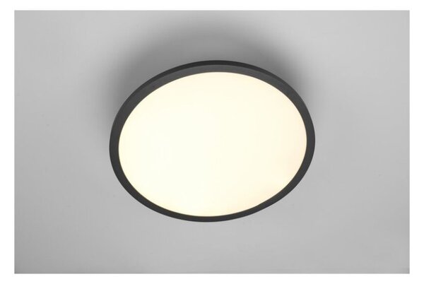 TRIO 640910132 TRAY stropné svietidlo SMD LED D400mm 29W/3550lm 3000K čierna matná