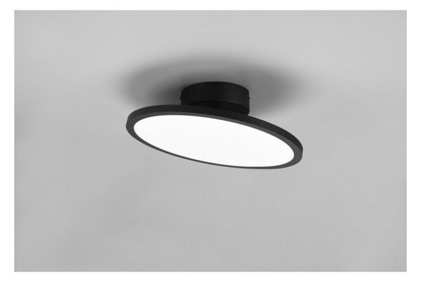 TRIO 640910132 TRAY stropné svietidlo SMD LED D400mm 29W/3550lm 3000K čierna matná