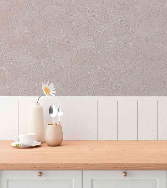 A.S. Création | Vliesová tapeta na stenu Hygge 3 79093-5 | 0,53 x 10,05 m | ružová, béžová, krémová