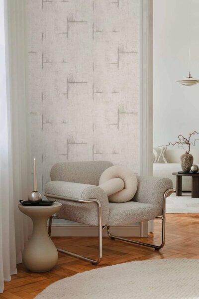 A.S. Création | Vliesová tapeta na stenu COSMO Living 79085-1 | 0,53 x 10,05 m | krémová, šedá, béžová
