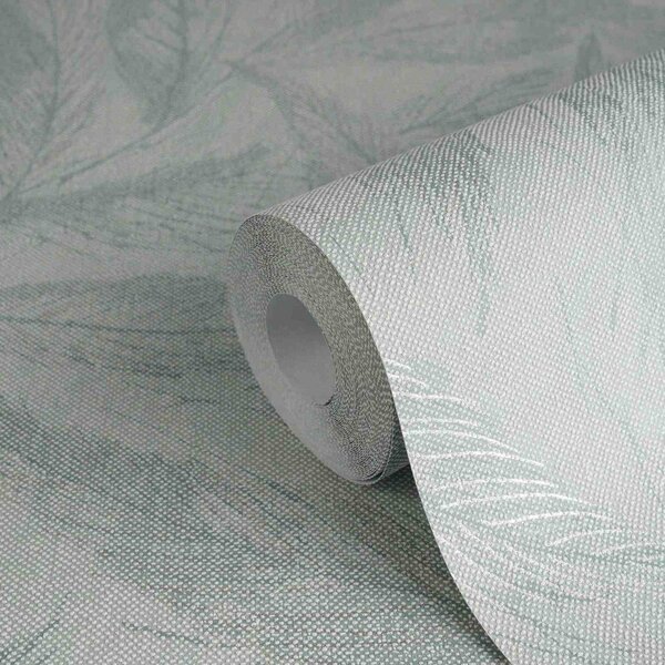 A.S. Création | Vliesová tapeta na stenu Hygge 3 79096-5 | 0,53 x 10,05 m | zelená, metalická, krémová