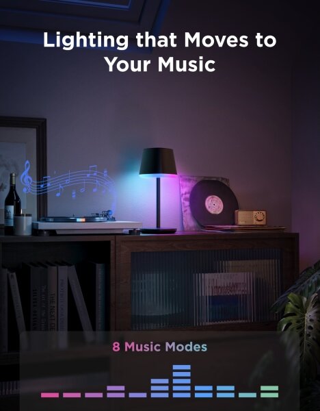 Govee - LED RGBICWW Stmievateľná stolná lampa CLASSIC MATTER LED/10W/5V Wi-Fi