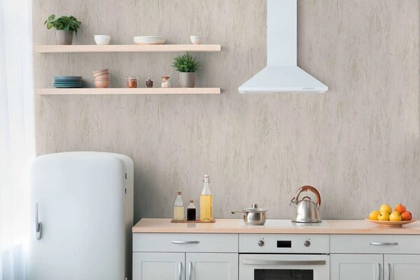 A.S. Création | Vliesová tapeta na stenu Hygge 3 79094-2 | 0,53 x 10,05 m | šedá, krémová, metalická