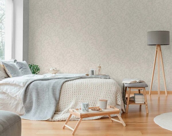 A.S. Création | Vliesová tapeta na stenu Hygge 3 79090-3 | 0,53 x 10,05 m | krémová, šedá