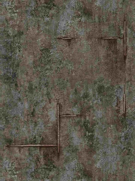 A.S. Création | Vliesová tapeta na stenu COSMO Living 79085-5 | 0,53 x 10,05 m | šedá, bronzová, metalická