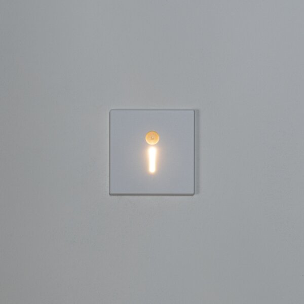 Kanlux 90791 - LED schodové svietidlo so senzorom MAGNIK LED/1,7W/230V CCT biele, hranaté