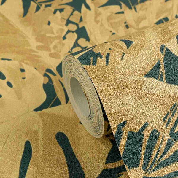 A.S. Création | Vliesová tapeta na stenu COSMO Living 79063-6 | 0,53 x 10,05 m | vining ivy, zlatá