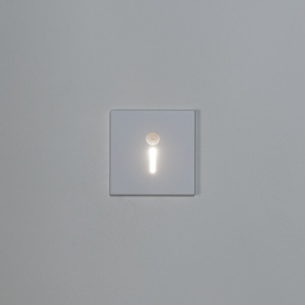 Kanlux 90791 - LED schodové svietidlo so senzorom MAGNIK LED/1,7W/230V CCT biele, hranaté
