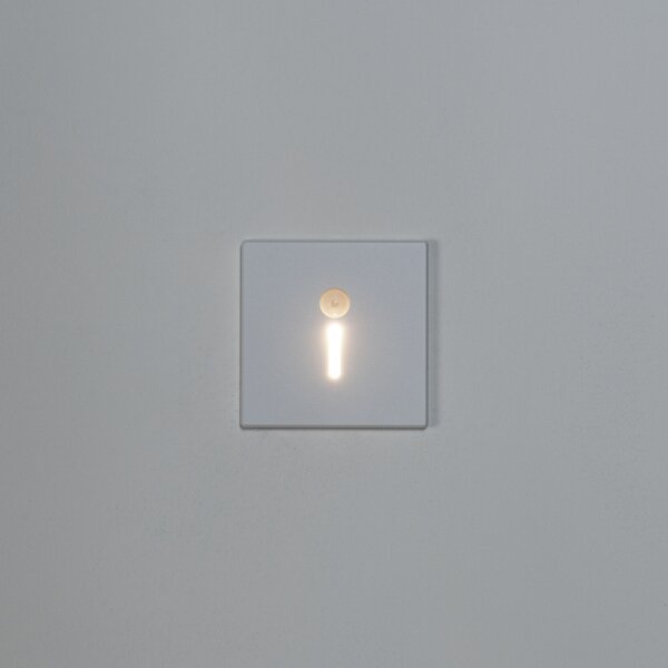 Kanlux 90791 - LED schodové svietidlo so senzorom MAGNIK LED/1,7W/230V CCT biele, hranaté