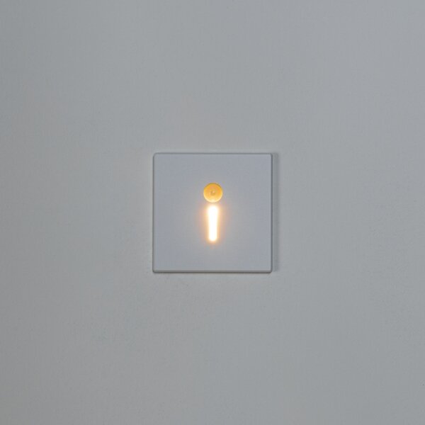 Kanlux 90791 - LED schodové svietidlo so senzorom MAGNIK LED/1,7W/230V CCT biele, hranaté