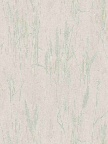 A.S. Création | Vliesová tapeta na stenu Hygge 3 79094-5 | 0,53 x 10,05 m | krémová, béžová, zelená, metalická