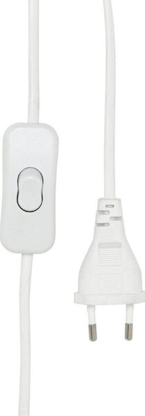 PR Home Stolová lampa Leya, hnedá/biela, výška 54 cm kov/textil, Hnedá / hrdzavá, Obývacia izba / jedáleň, Keramický, Moderný, Stojacie svietidlo