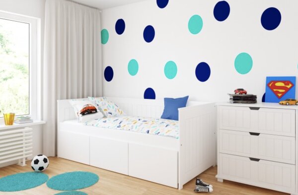 Detská posteľ Homes + 3 úložne boxy 200x90 - rozbalené