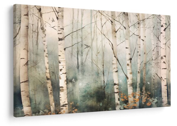 Obraz - Kresba lesného vzoru (90x60 cm)
