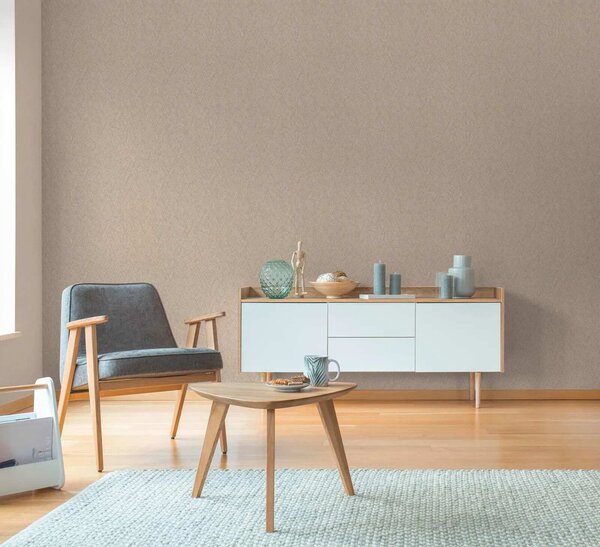 A.S. Création | Vliesová tapeta na stenu Hygge 3 79092-1 | 0,53 x 10,05 m | béžová, bronzová, krémová