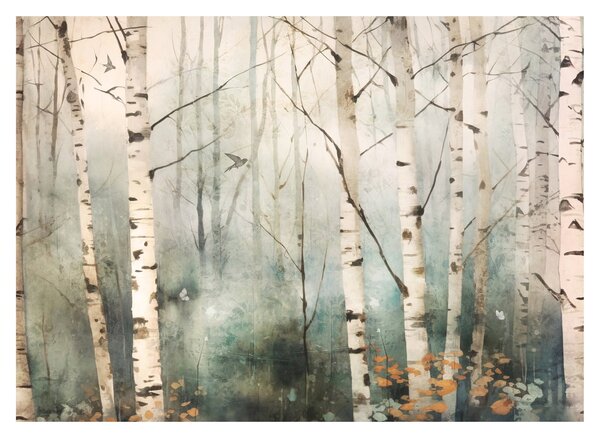 Obraz - Kresba lesného vzoru (70x50 cm)