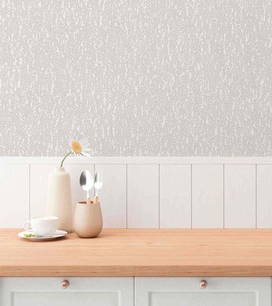 A.S. Création | Vliesová tapeta na stenu Hygge 3 79095-1 | 0,53 x 10,05 m | biela, krémová, šedá