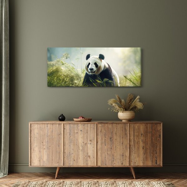 Obraz - Panda (120x50 cm)