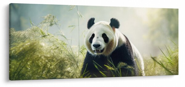 Obraz - Panda (120x50 cm)