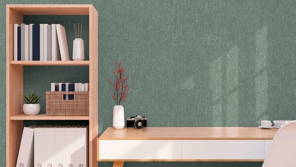 A.S. Création | Vliesová tapeta na stenu Hygge 3 79095-2 | 0,53 x 10,05 m | zelená, metalická
