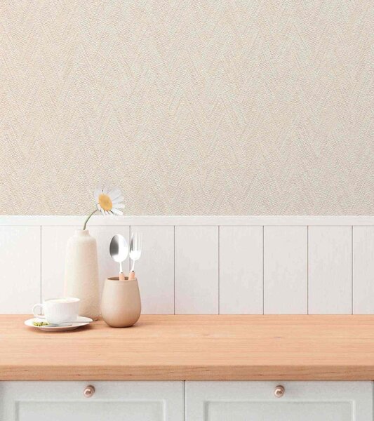 A.S. Création | Vliesová tapeta na stenu Hygge 3 79092-2 | 0,53 x 10,05 m | krémová, béžová