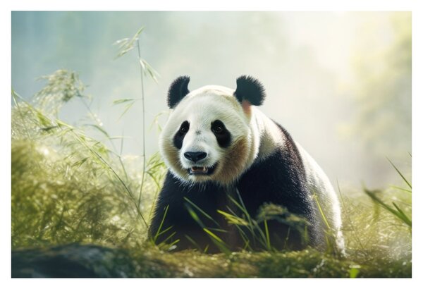 Obraz - Panda (90x60 cm)