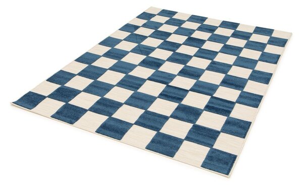 Modrý/krémovobiely vnútorný a vonkajší koberec 160x230 cm Cuadros – Universal