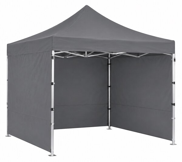 JAKS Nožnicový stan PREMIUM QUALITY šedý 3 m x 3 m
