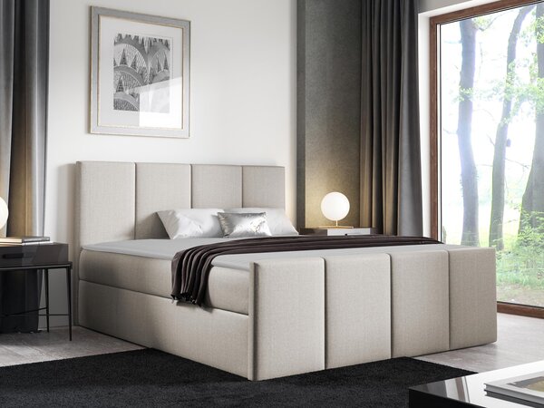 Mirjan24 Kontinentálna posteľ Bautista, Rozmer postele: 180x200, Dostupné poťahy: Muna 08 5903211089527