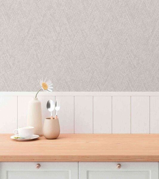A.S. Création | Vliesová tapeta na stenu Hygge 3 79092-4 | 0,53 x 10,05 m | šedá, fialová, béžová