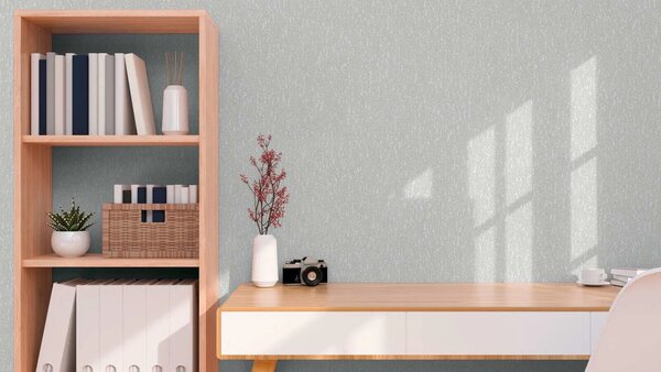 A.S. Création | Vliesová tapeta na stenu Hygge 3 79095-4 | 0,53 x 10,05 m | šedá, krémová, metalická