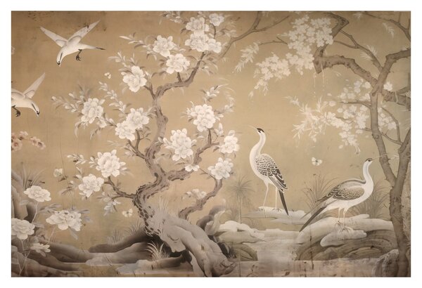 Obraz - Kreslená japonská krajina (90x60 cm)