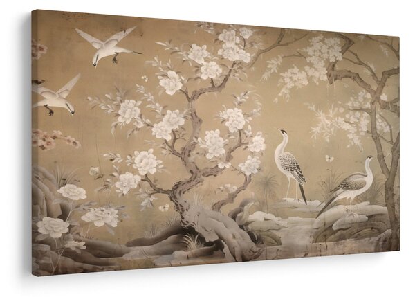 Obraz - Kreslená japonská krajina (90x60 cm)