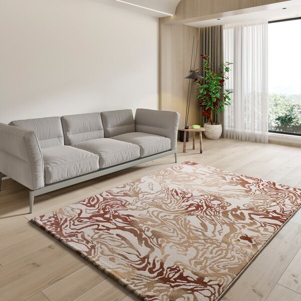 Béžový/v terakotovej farbe koberec 80x150 cm Astra – Universal