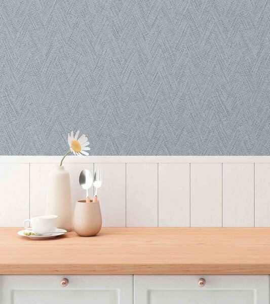 A.S. Création | Vliesová tapeta na stenu Hygge 3 79092-5 | 0,53 x 10,05 m | vining, ivy, tyrkysová, béžová