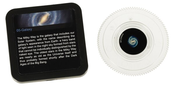KIK Hviezdny projektor planetárium USB LED, 12 diskov, automatické otáčanie