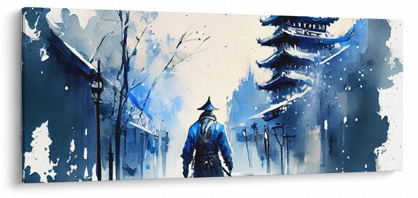 Obraz - Samuraj, aquarel (120x50 cm)