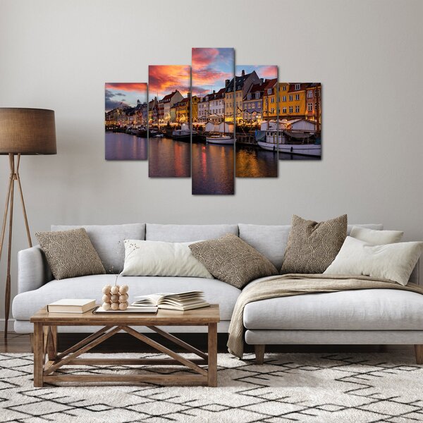 Obraz - Nyhavn, Kodaň (150x105 cm)