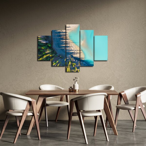 Obraz - Pohľad na jazero (150x105 cm)