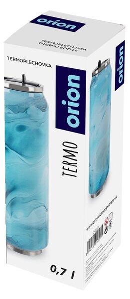 Termoska plechovka 0,7 l mramor