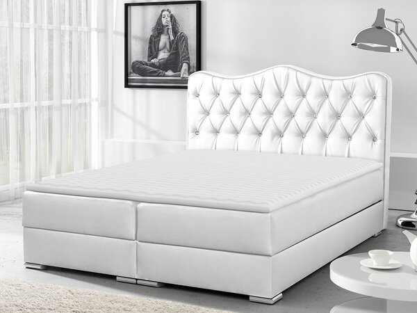 Mirjan24 Posteľ kontinentálna Medrins, Rozmer postele: 120x200, Dostupné poťahy: ekokoža Soft 10a 5903211154546