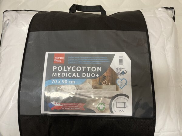 Tropico TROPICO POLYCOTTON MEDICAL - lôžkoviny s dutým vláknom, prateľné na 95 °C