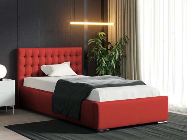 Mirjan24 Kontinentálna posteľ Fokker Mini, Rozmer postele: 90x200, Dostupné poťahy: ekokoža Soft 10a 5903211154331