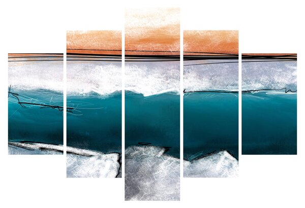 Obraz - Abstrakcia (150x105 cm)